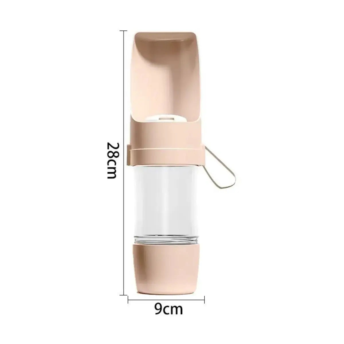 Tragbare 2-in-1-Flasche für Hunde und Katzen | Futter und Wasser