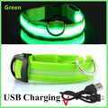 Collare Luminoso LED Ricaricabile USB per Cani e Gatti