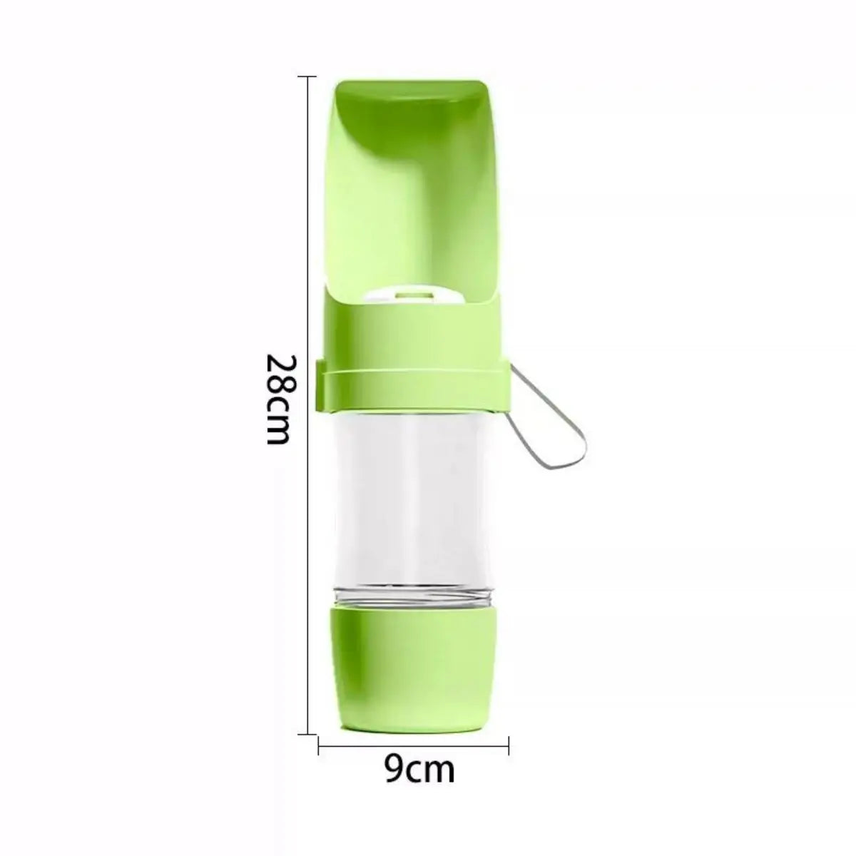 Tragbare 2-in-1-Flasche für Hunde und Katzen | Futter und Wasser